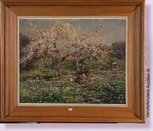 Verger En Fleurs by Jean Van Den Eeckhoudt