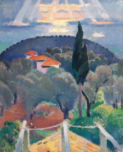 Sunbeams On Cap Martin (1920) - view 1