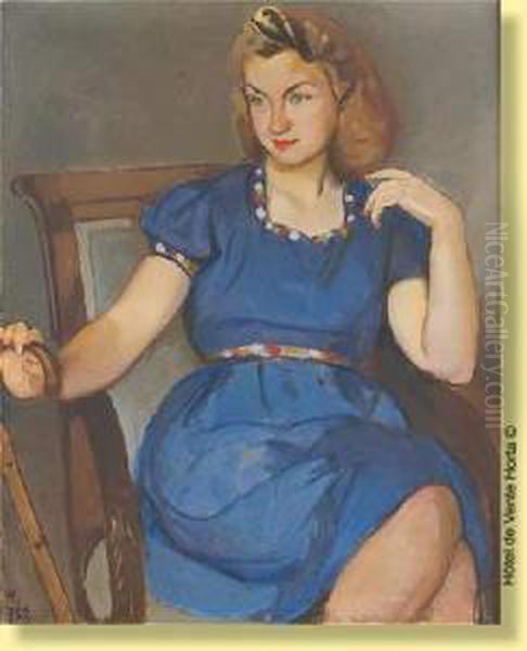 La Jeune Fille A La Robe Bleue - view 1