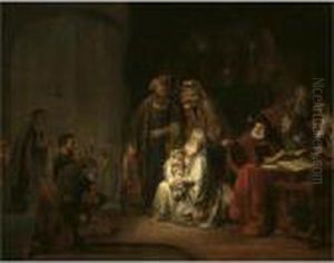 Simeon In The Temple, 'nunc Dimittis' by Gerbrand Van Den Eeckhout