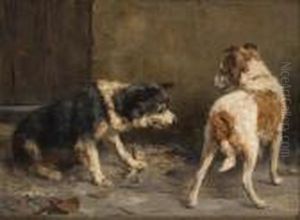 Chien De Faience by Charles van den Eycken