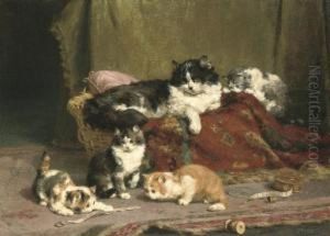 A Proud Mother by Charles van den Eycken