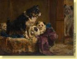 Regard En Chien De Faience by Charles van den Eycken