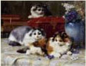 Les Chats by Charles van den Eycken