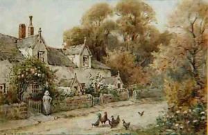 Wayside Cottages in Summer by Joshua Fisher