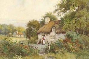 Outside the cottage by Joshua Fisher