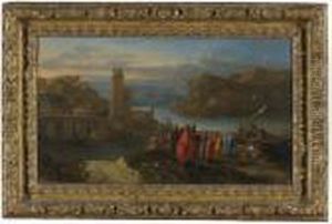 Christ Preaching To The Multitudes From St. Peter's Boat