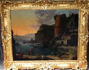 Hafen In Mediterraner Landschaft