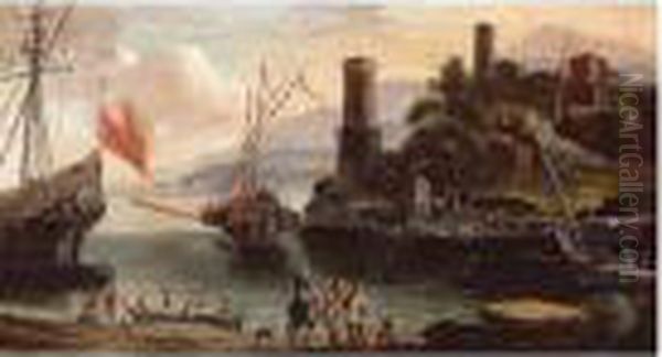 A View Of An Italianate Harbour - view 1