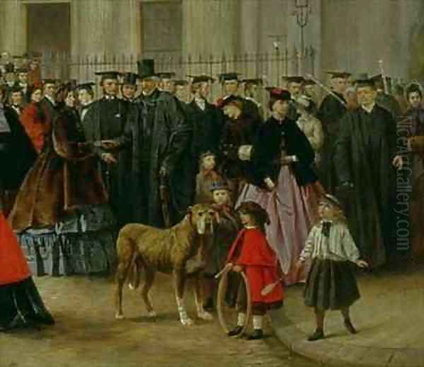 Degree Morning at Cambridge in 1863 3 - view 1