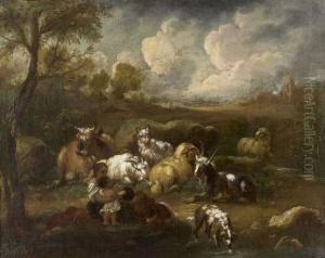 Paysage Au Troupeau