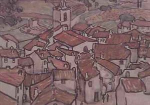 View of Grimaud by Anne L. Falkner