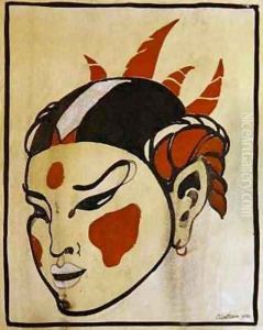 Head of a Dancer by Claud Lovat Fraser