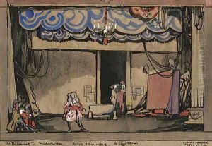 The rehearsal, Buckingham by Claud Lovat Fraser