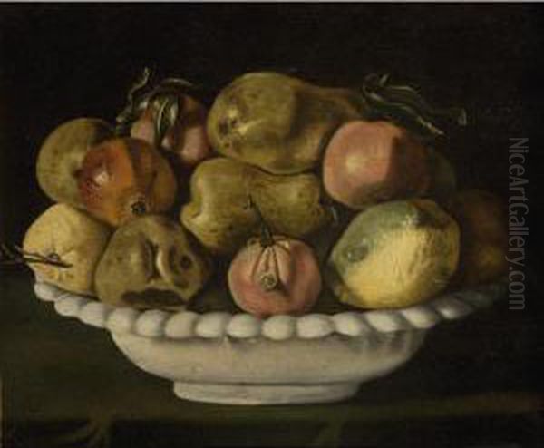 Natura Morta Con Agrumi, Pere, Pesche E Melograni - view 1