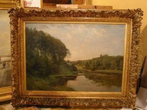 Paysage Anime, Etang Pres D by Hendrik Van Der Hecht