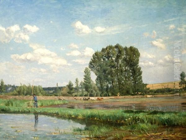 Pecheur Dans Les Environs De Nijsdam - view 1
