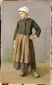 Breton Girl by Herbert Wilson Foster