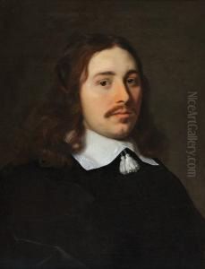 Portrait Of Agentleman, Bust-length by Bartholomeus Van Der Helst