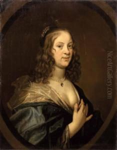 Portrait Einer Vornehmen Jungen Dame Portrait Einer Vornehmen Jungen Dame