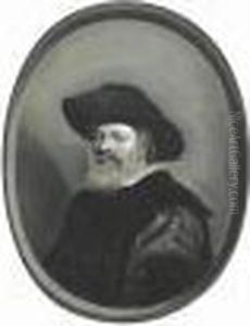 Portrait D'homme En Grisaille by Bartholomeus Van Der Helst