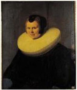 Portrait De Femme A La Collerette by Bartholomeus Van Der Helst