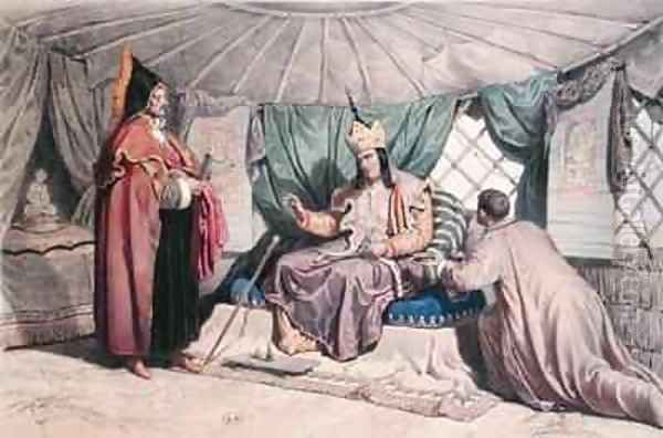 A Kalmuk High Priest with his Ghepi - view 1