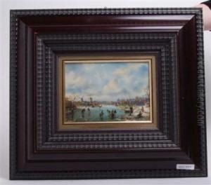 Eisvergnugen. by Jan Van Der Heyden