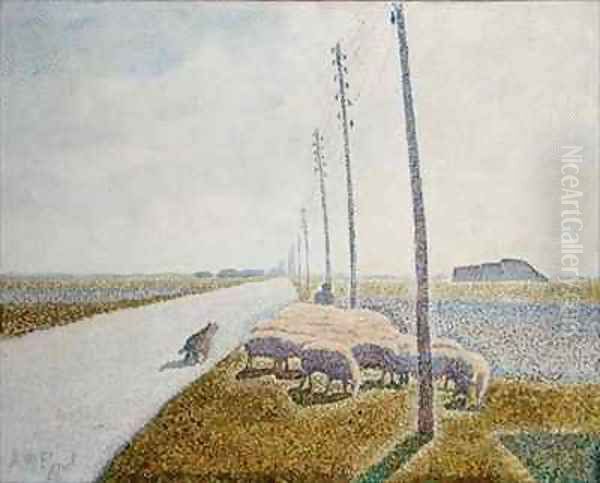 The Road to Nieuport by Alfred William (Willy) Finch