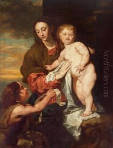 Madonna Con Bambino E San Giovannino