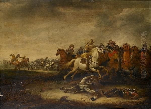 A Cavalry Skirmish - view 1