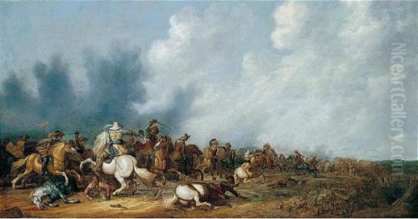 A Cavalry Engagement - view 1