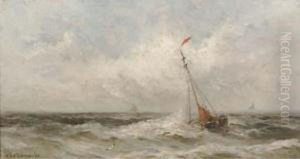 Sailing Vessel On Open Water - view 1