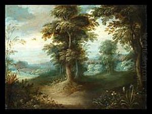Waldlandschaft by Jasper van der Lamen