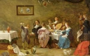 Le Souper by Christoffel Jacobsz van der Lamen