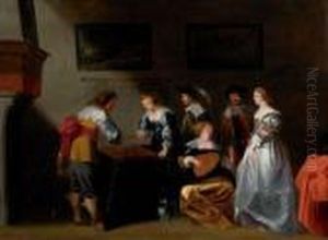 Les Joueurs De Tric Trac Et Musiciens