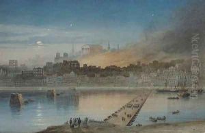 The city ablaze