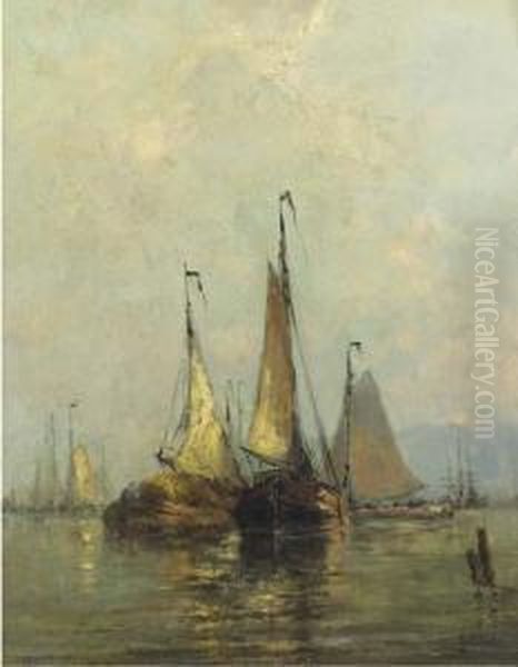 Haybarges On A Calm - view 1