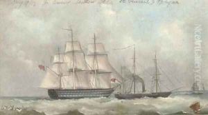 Leaving Spithead by Arthur Wellington Fowles