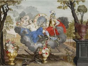 Together With An Allegory Of War And Peace. by Dirck Van Der Lisse