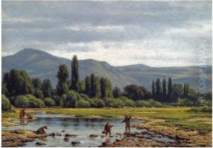 Crossing The River by Jacob Jan van der Maaten