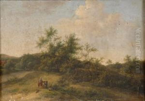Sommerlandschaft Mit Rastender Familie. - view 1