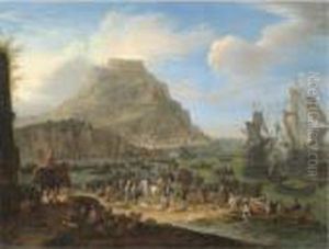 An Exotic Harbour Scene