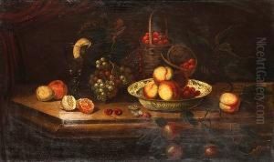 Peaches And Cherries In A
