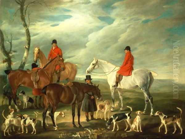 The Meet Melton Mowbray 1829 - view 1