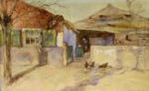 "middag Con De Rynsburg". Signed
V.d. Nat. Also Signed, Titled And No. 2237 On The Reverse. Watercolor.
Measuring 12" By 19 ¼" by Willem Van Der Nat