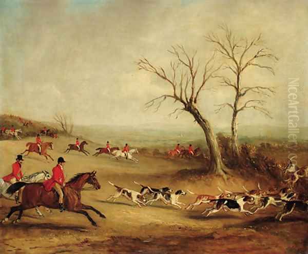 Capt. White hunting with the Quorn, near Brooksby Hall - view 1