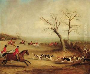 Capt. White hunting with the Quorn, near Brooksby Hall by John Jnr. Ferneley