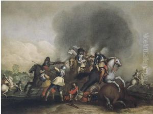 Battaglia Di Cavalleria by Jan Jacobsz. Van Der Stoffe
