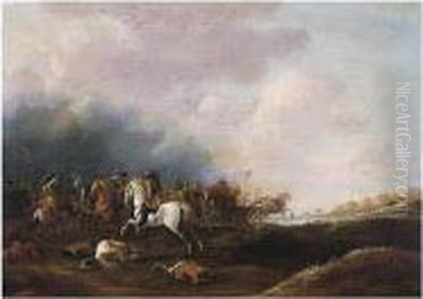 A Cavalry Skirmish - view 1